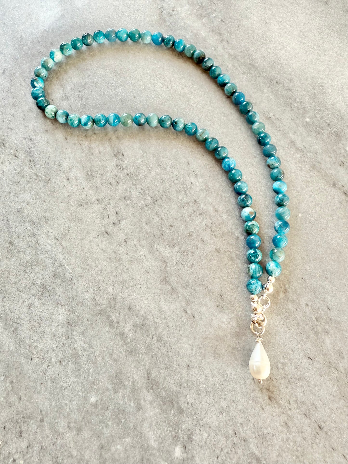 Apatite Beaded Necklace