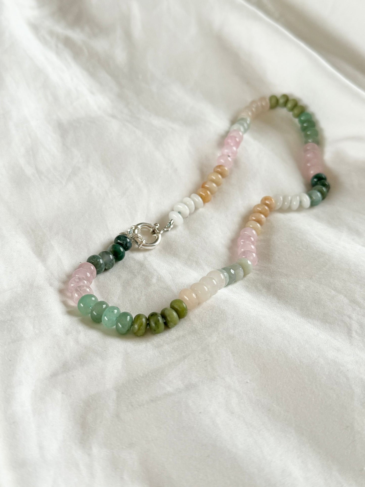 Hand Knotted Candy Gems Necklace