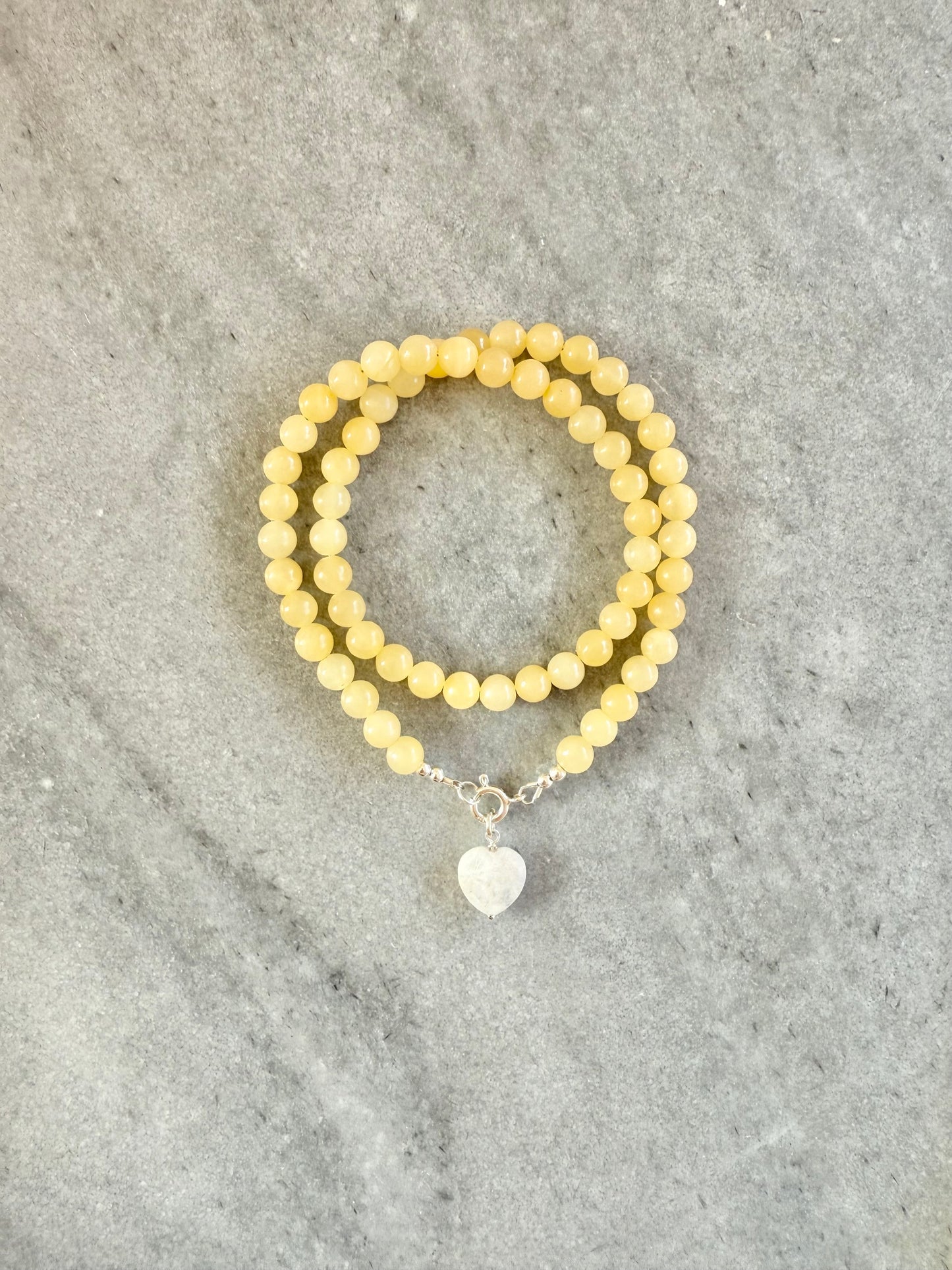 Butter Quartz Beaded Necklace
