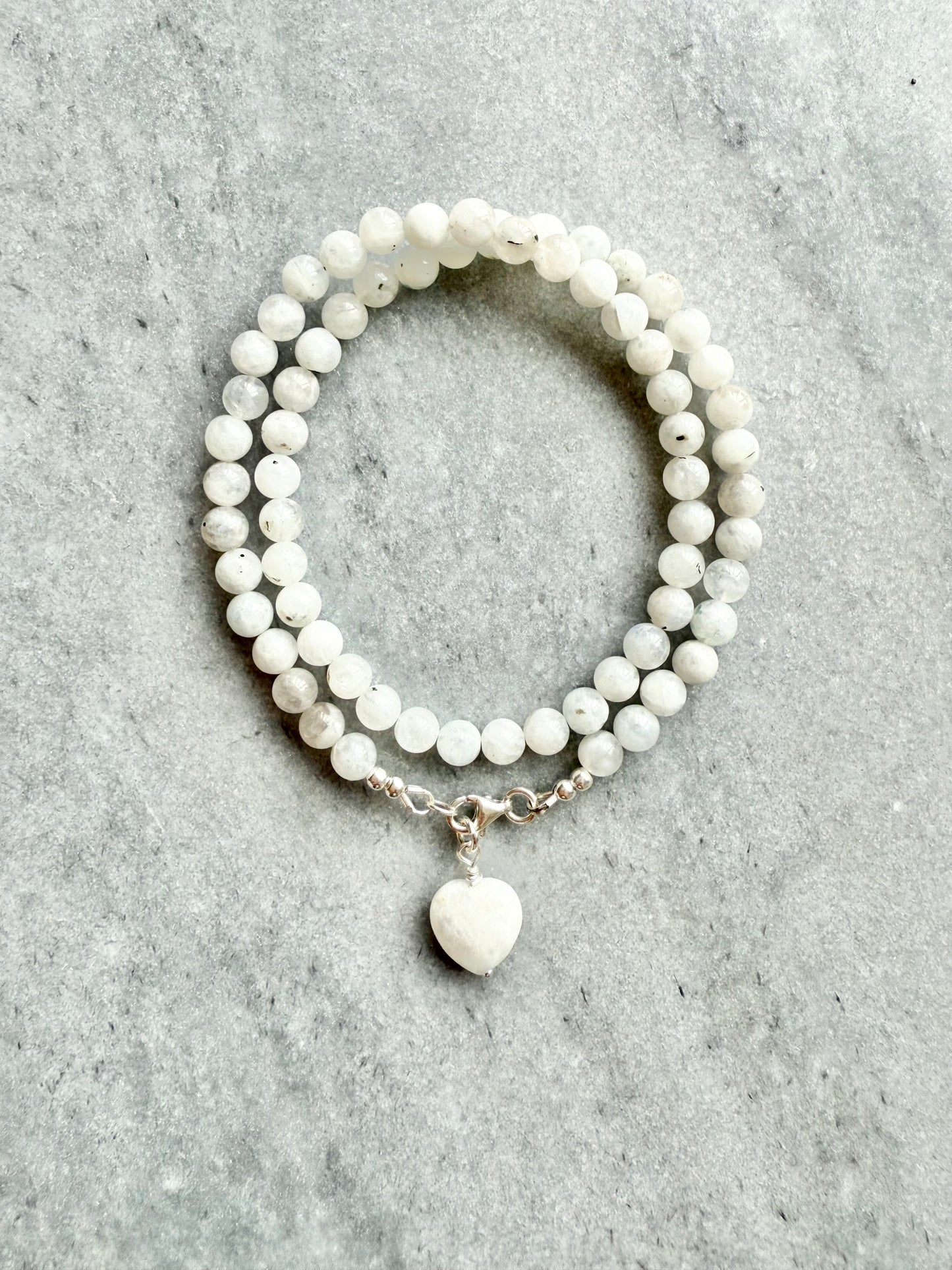 Moonstone Beaded Necklace