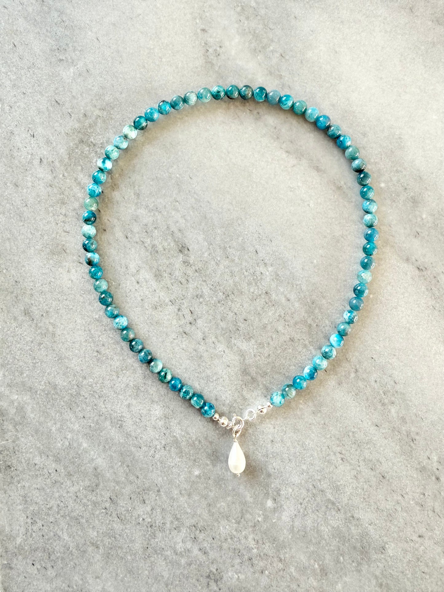 Apatite Beaded Necklace