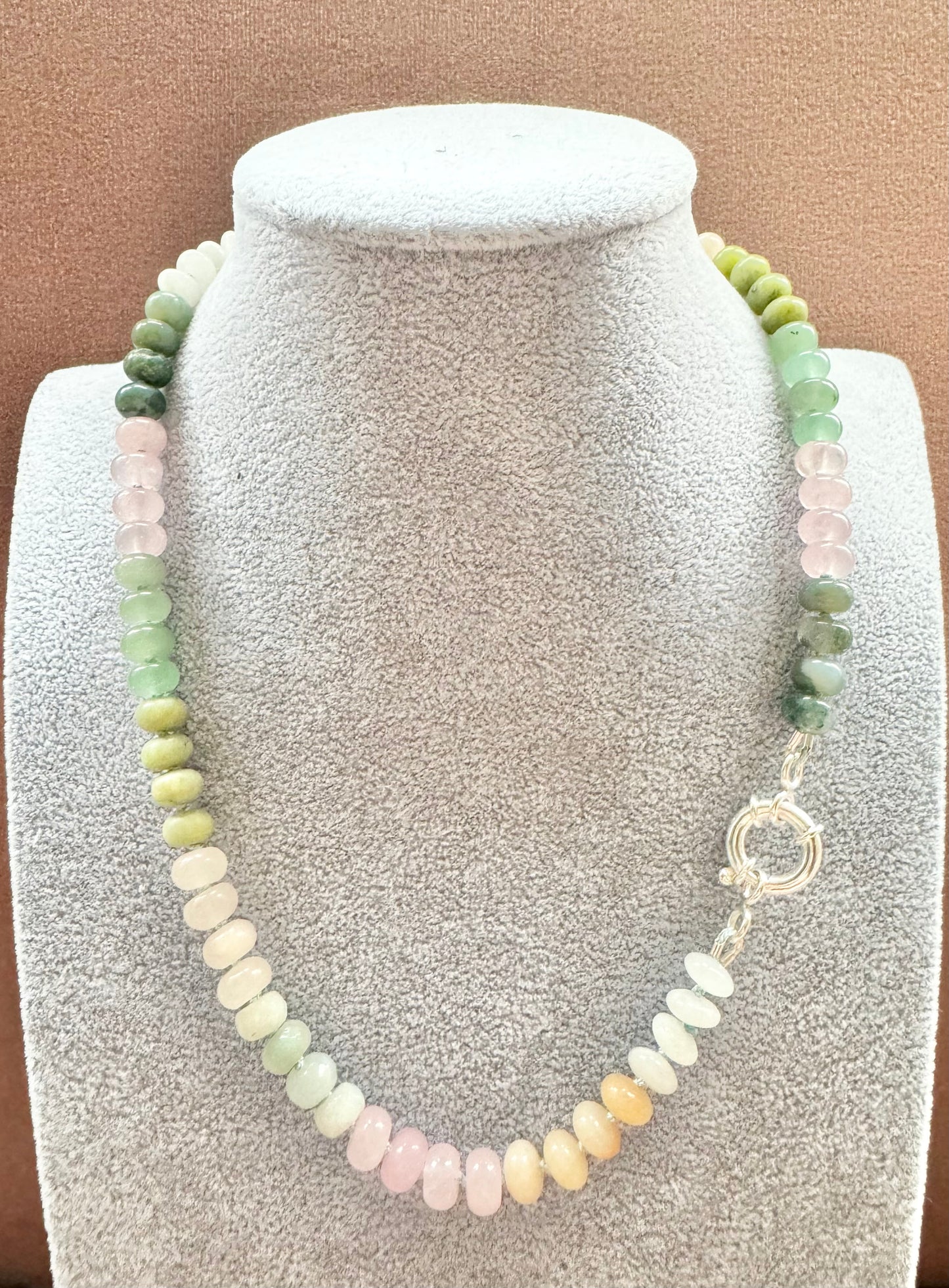 Hand Knotted Candy Gems Necklace