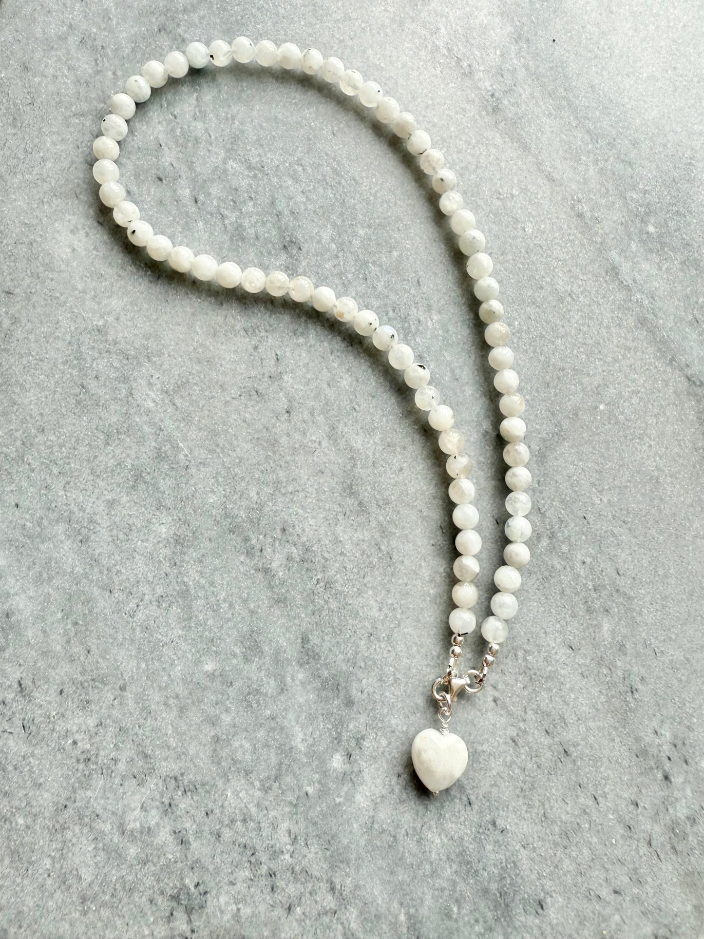 Moonstone Beaded Necklace