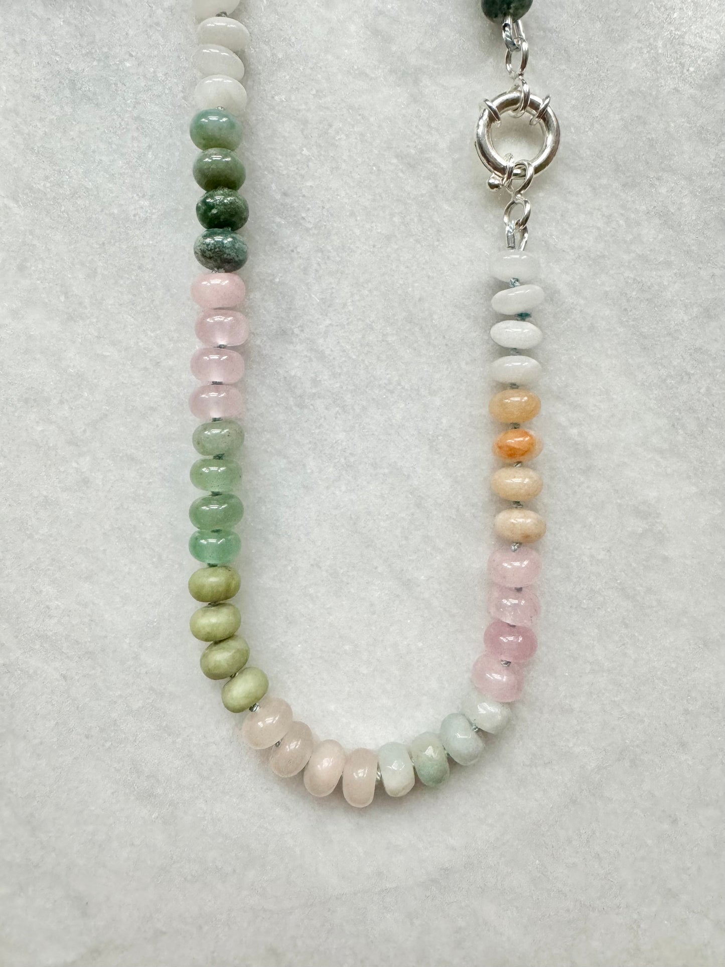Hand Knotted Candy Gems Necklace