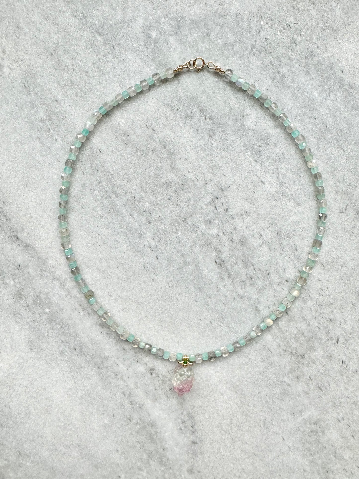 Amazonite & Labradorite Fruit Necklace