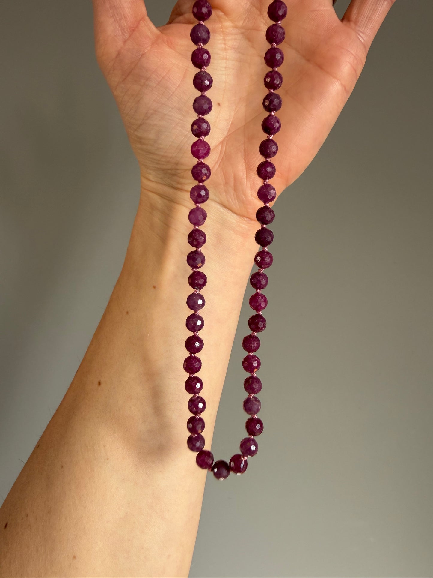 Ruby Aura Necklace