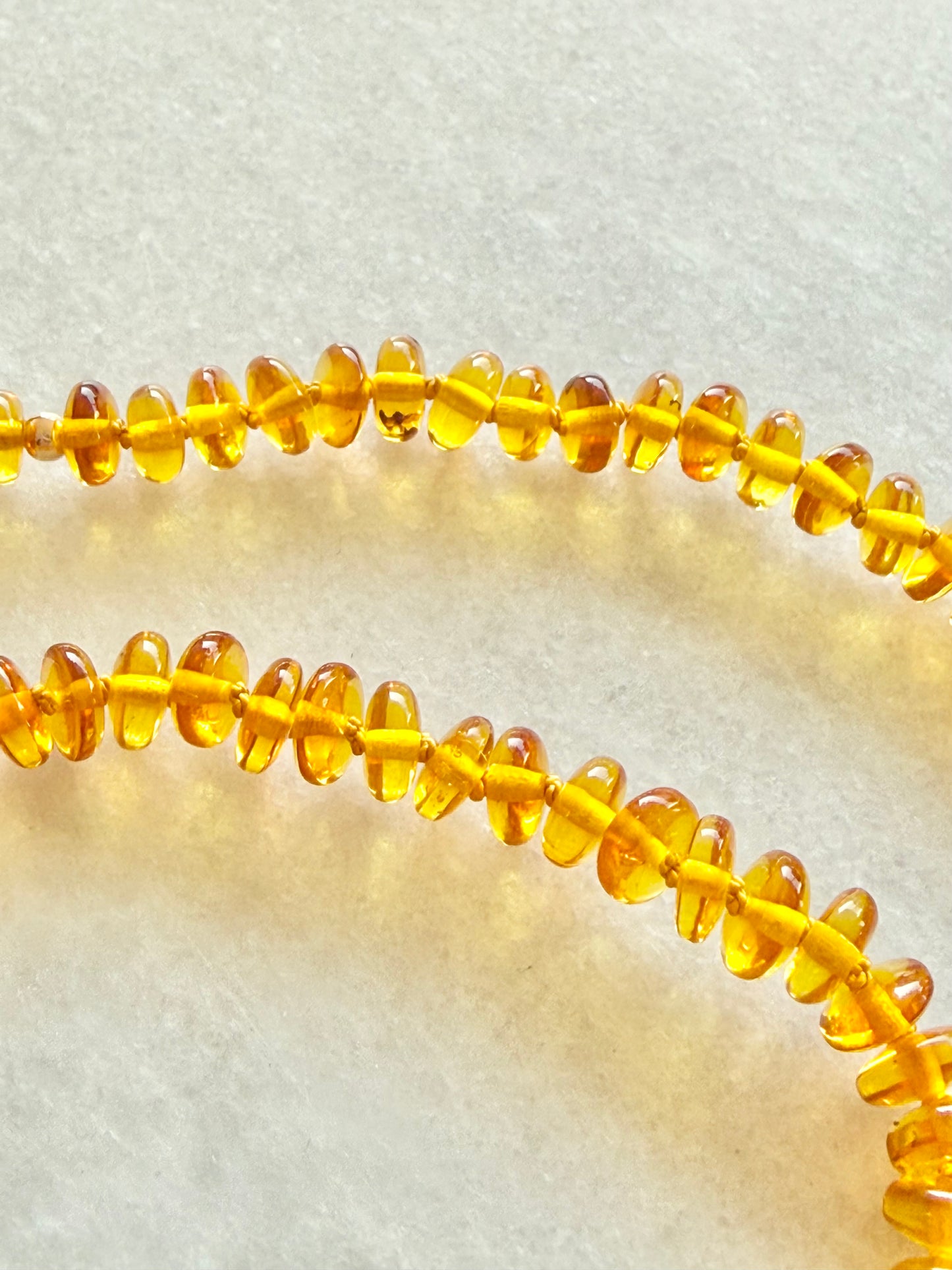 Golden Glow Amber Necklace
