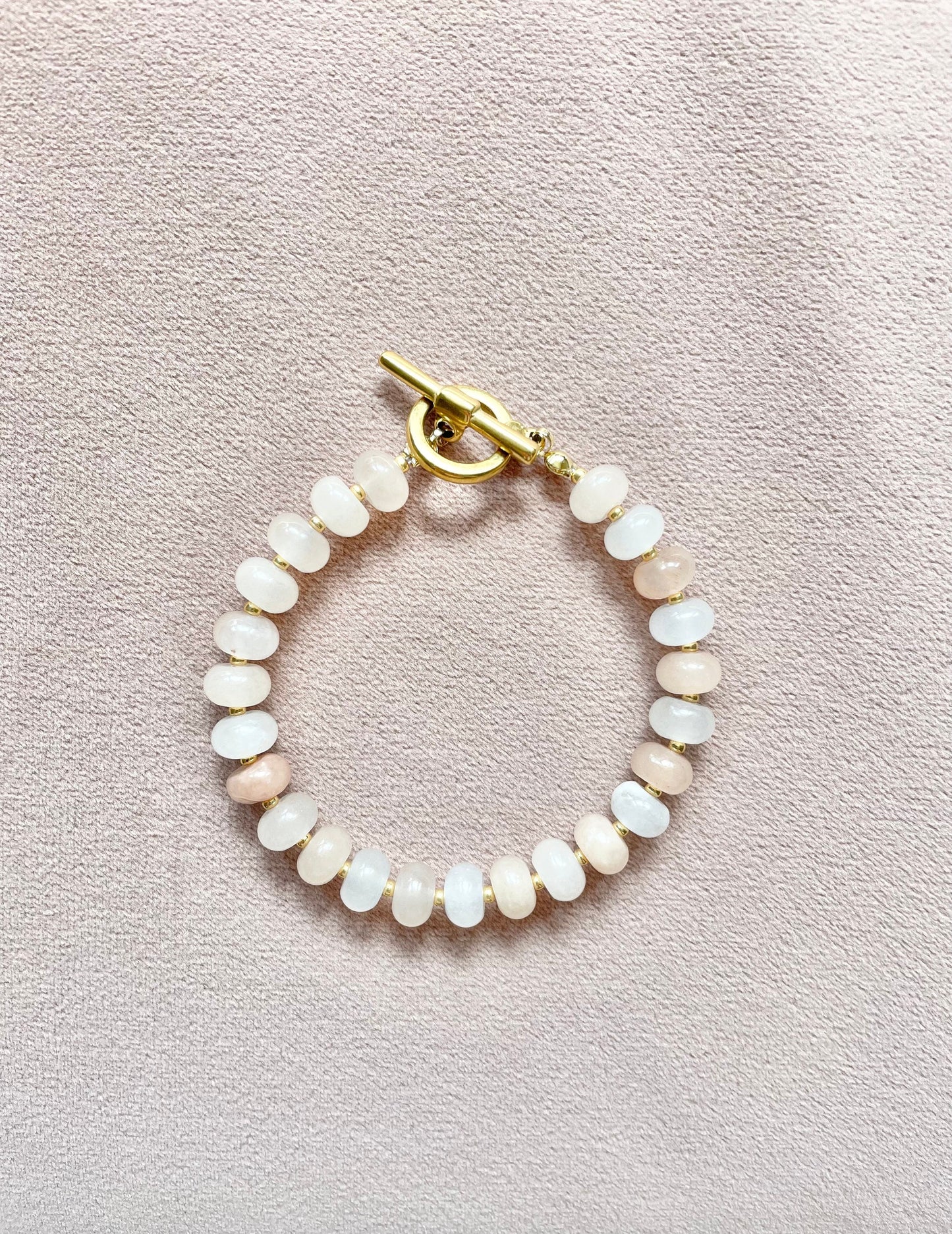 Pink Aventurine Candy Beaded Bracelet