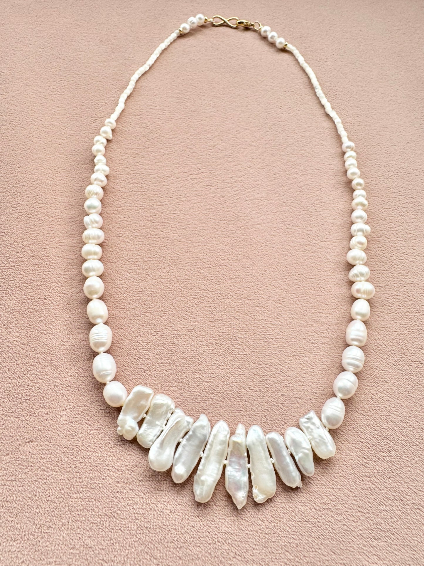 Artemis Pearl Necklace / Gold Vermeil