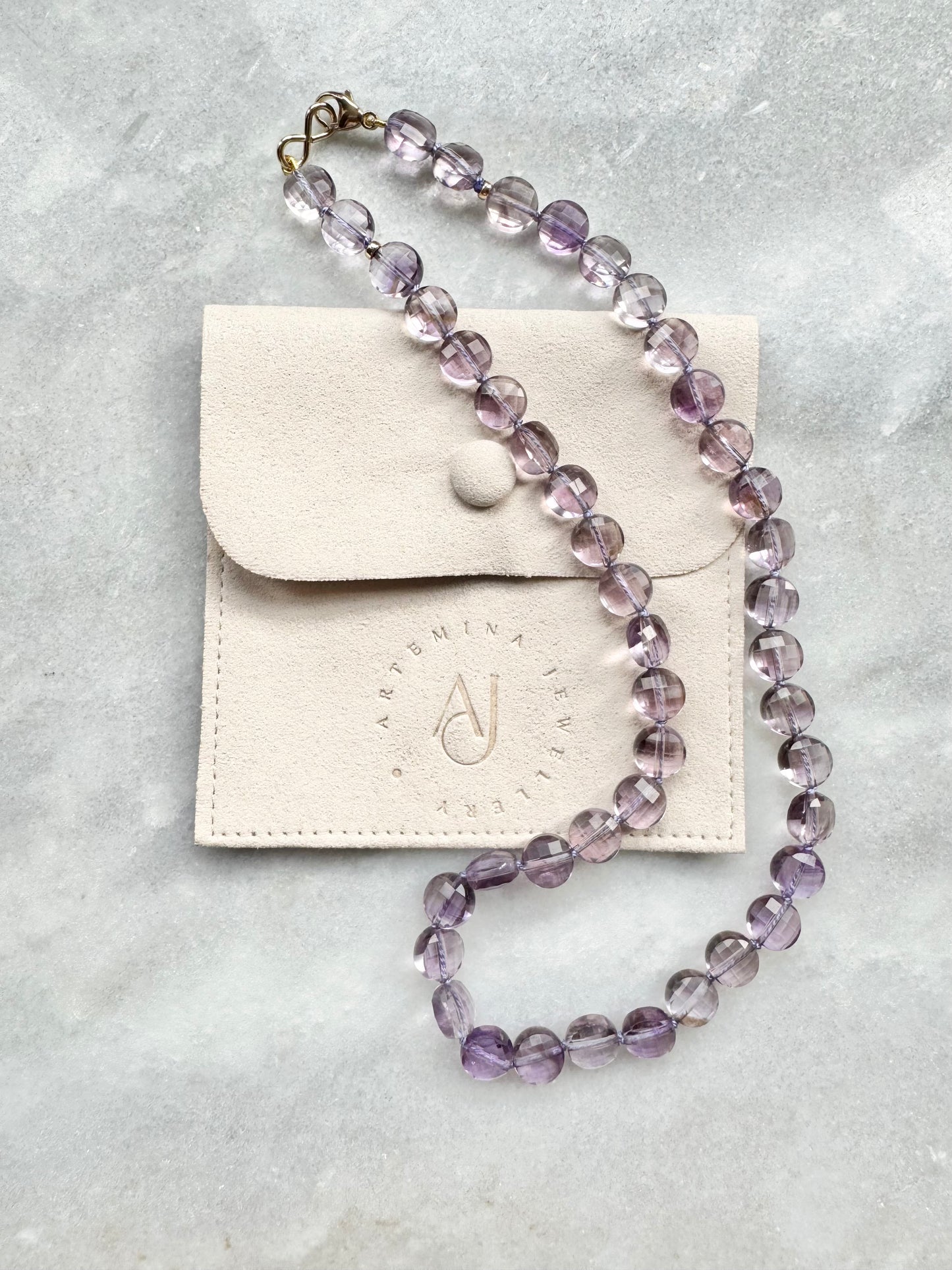 Lilac Radiance Amethyst Necklace