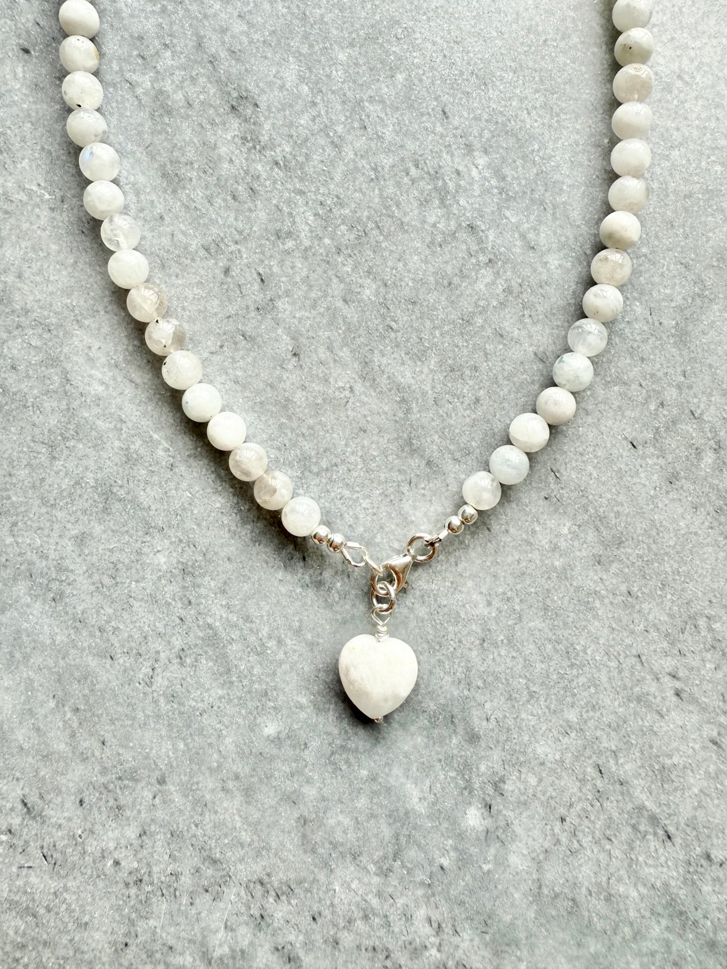 Moonstone Beaded Necklace