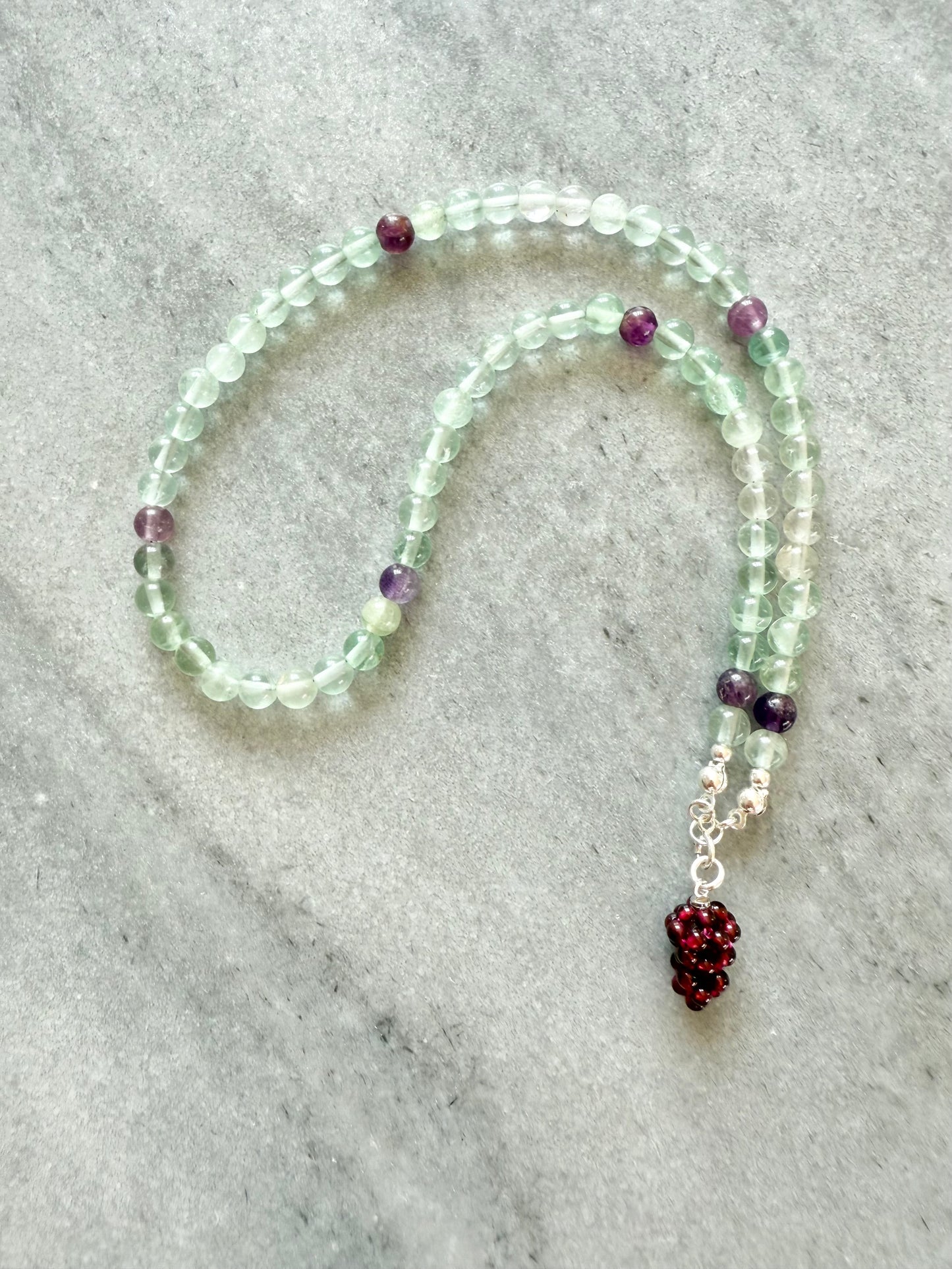 Fluorite Beaded Necklace
