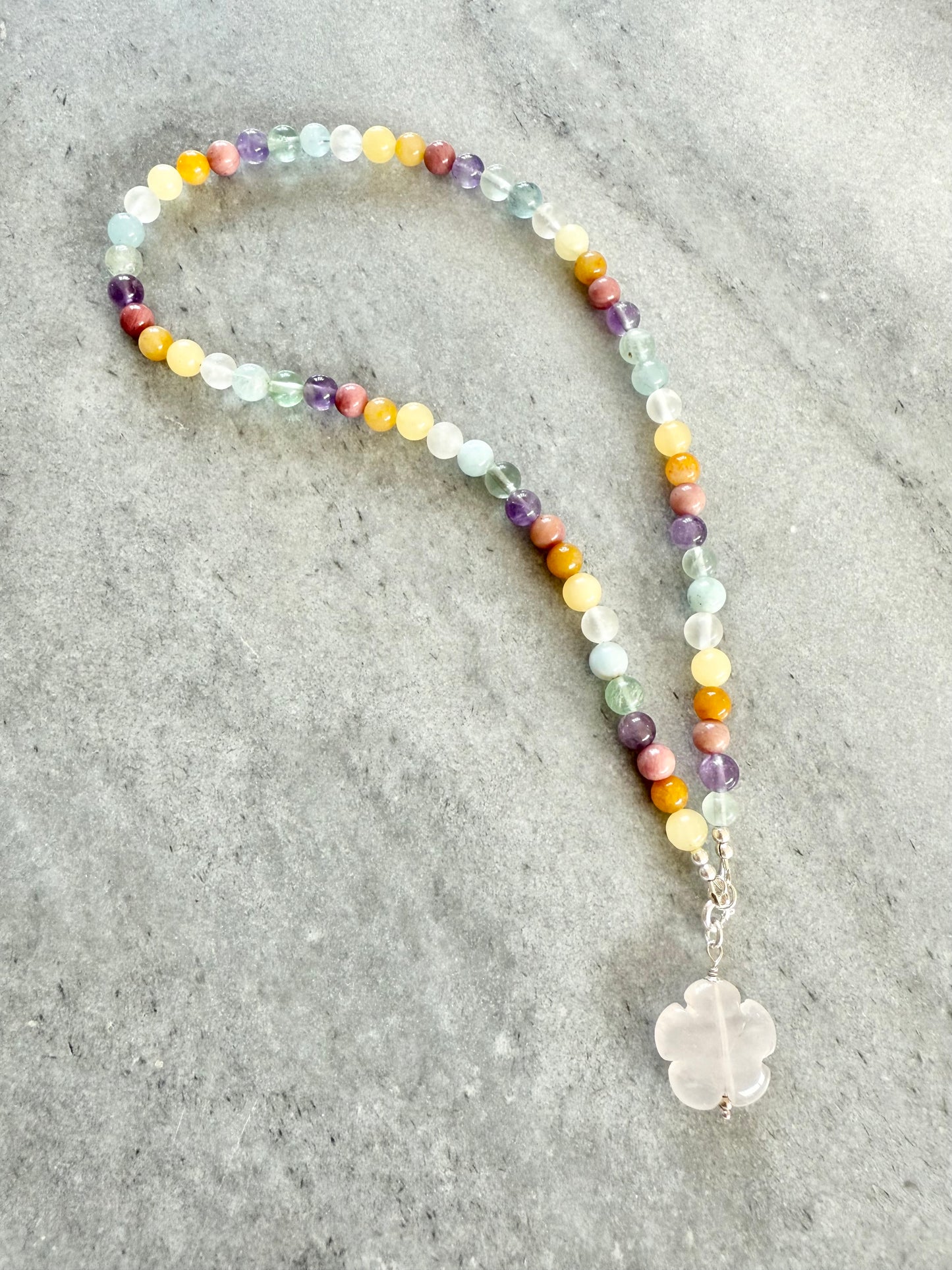 Rainbow Beaded Necklace