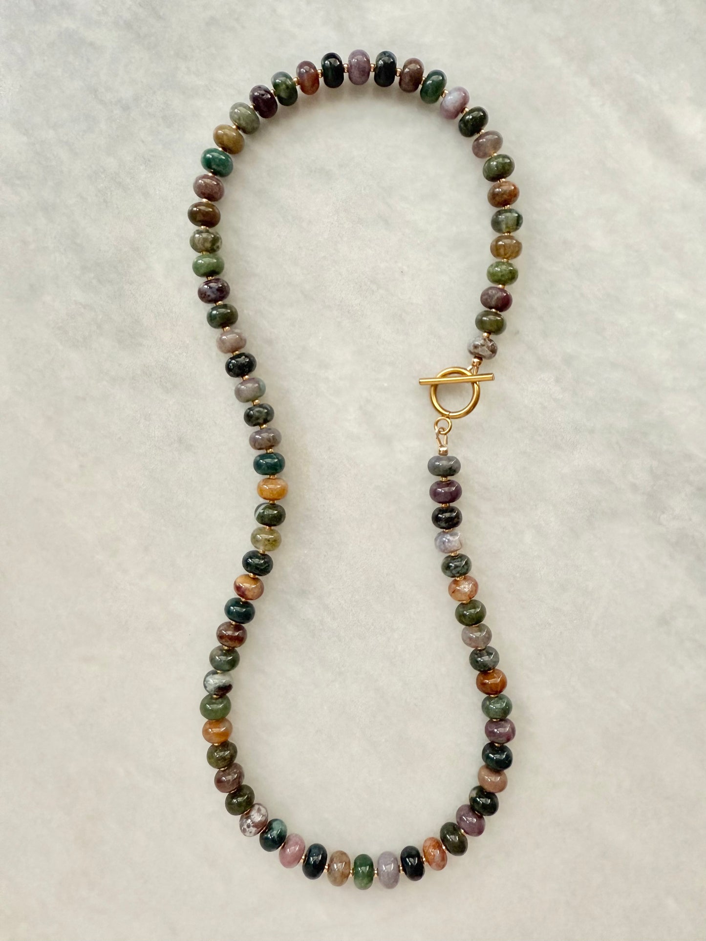 Indian Agate Boho Necklace