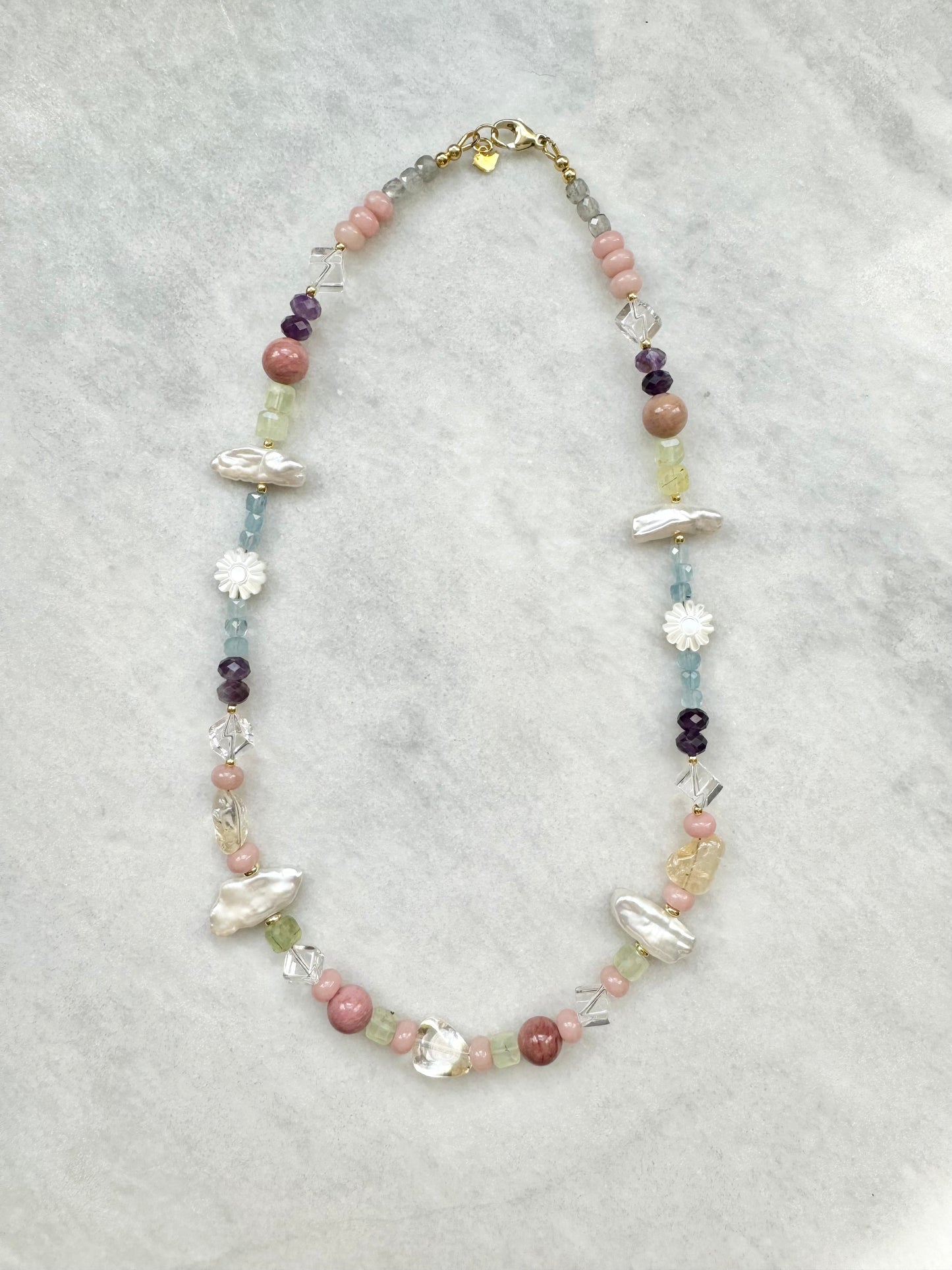 Rainbow Gemstone Last Night’s Dream Necklace