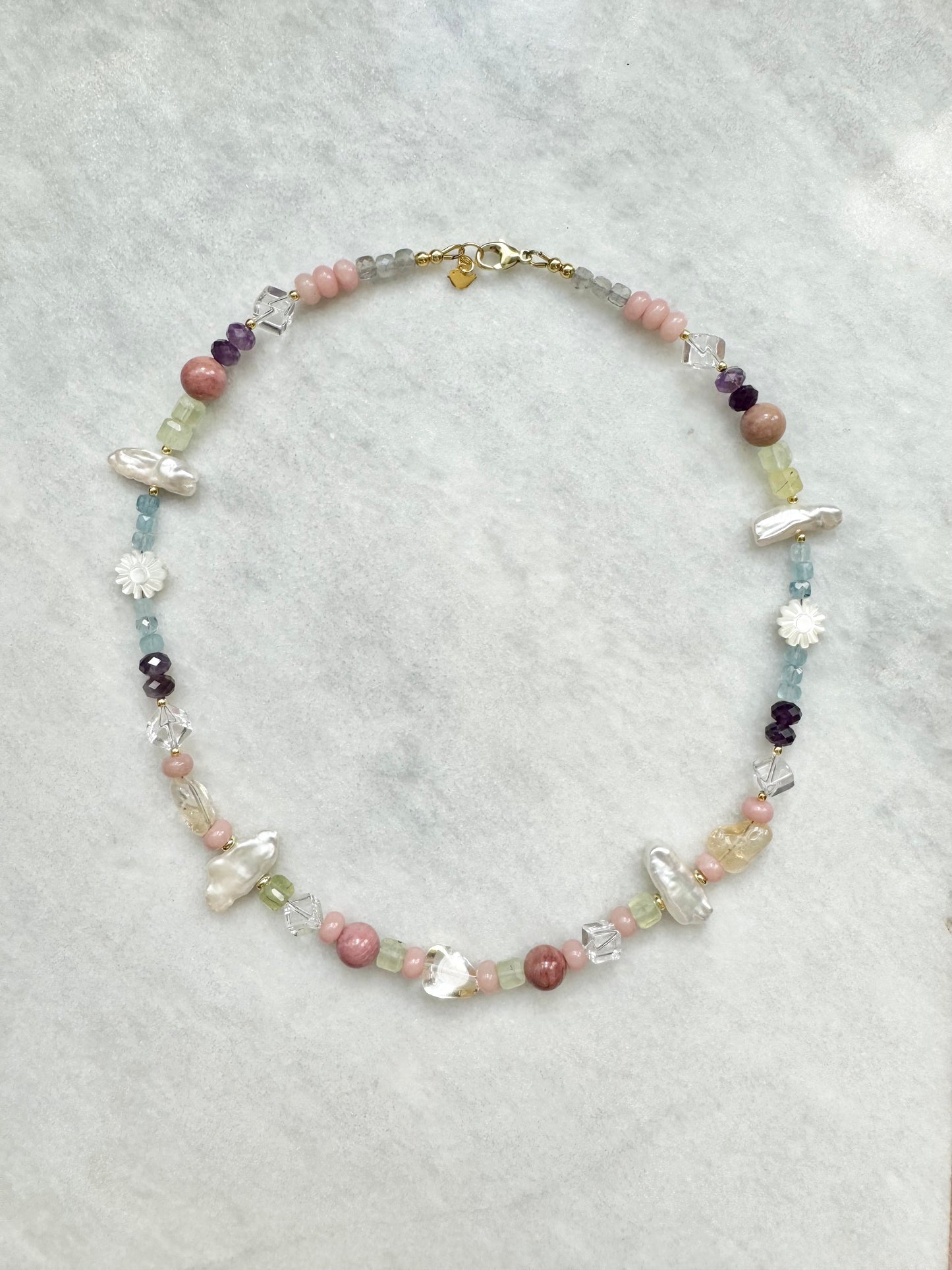 Rainbow Gemstone Last Night’s Dream Necklace