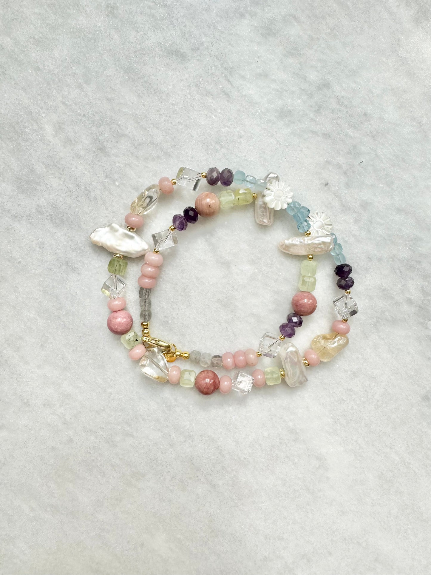 Rainbow Gemstone Last Night’s Dream Necklace