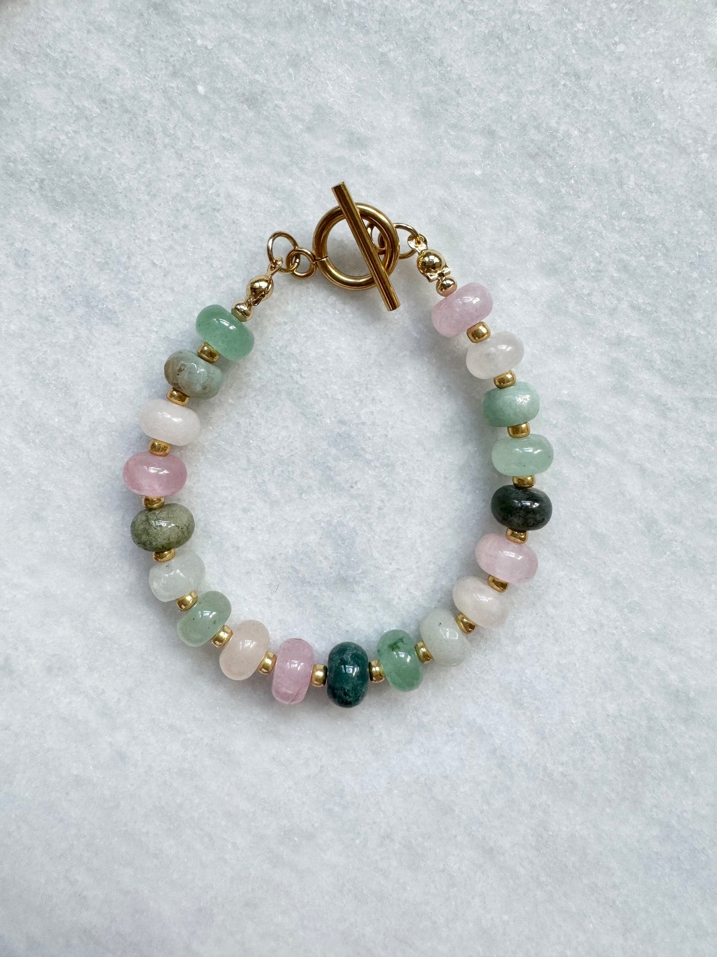 Rainbow Harmony Beaded Bracelet