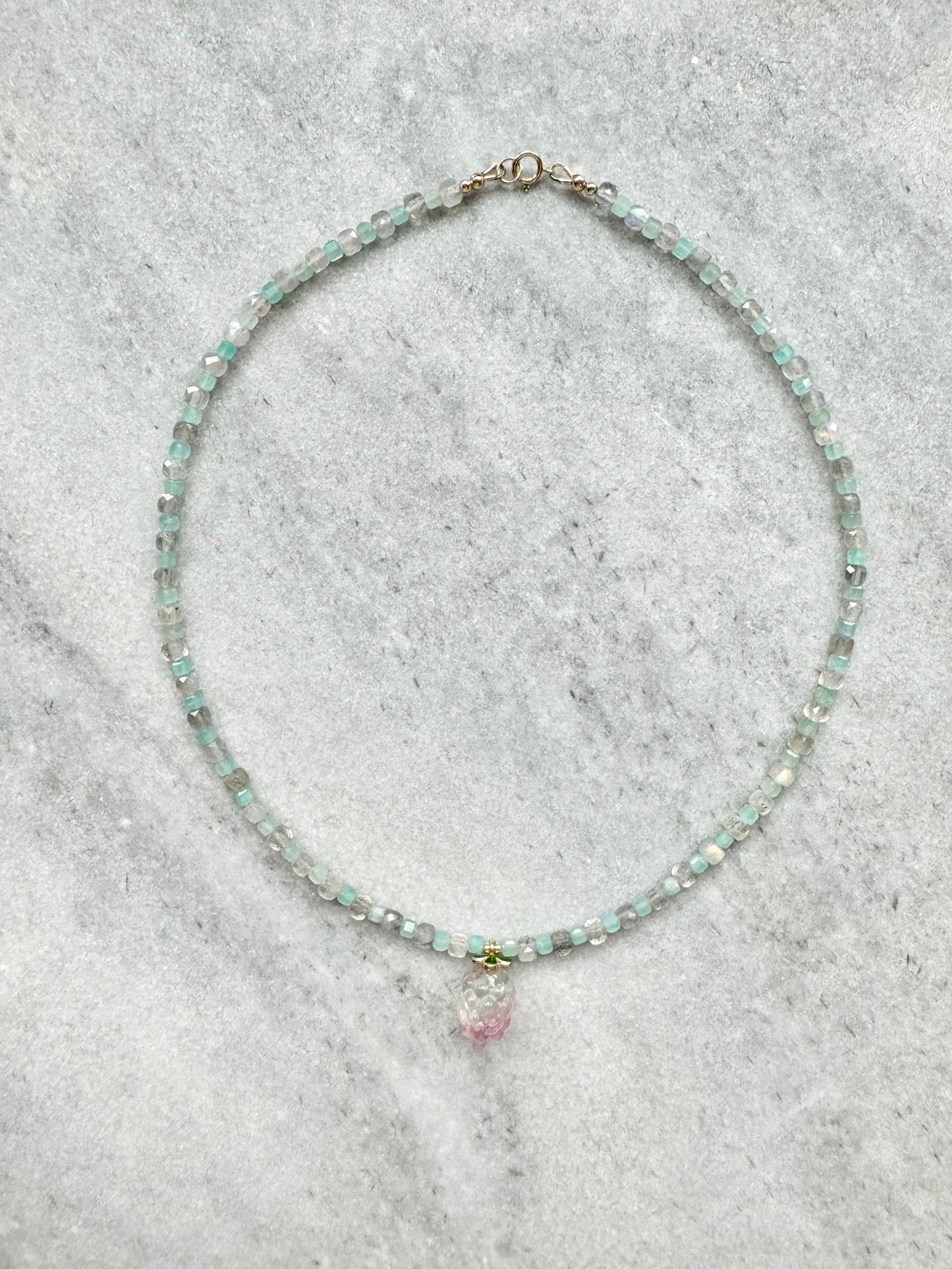 Amazonite & Labradorite Fruit Necklace