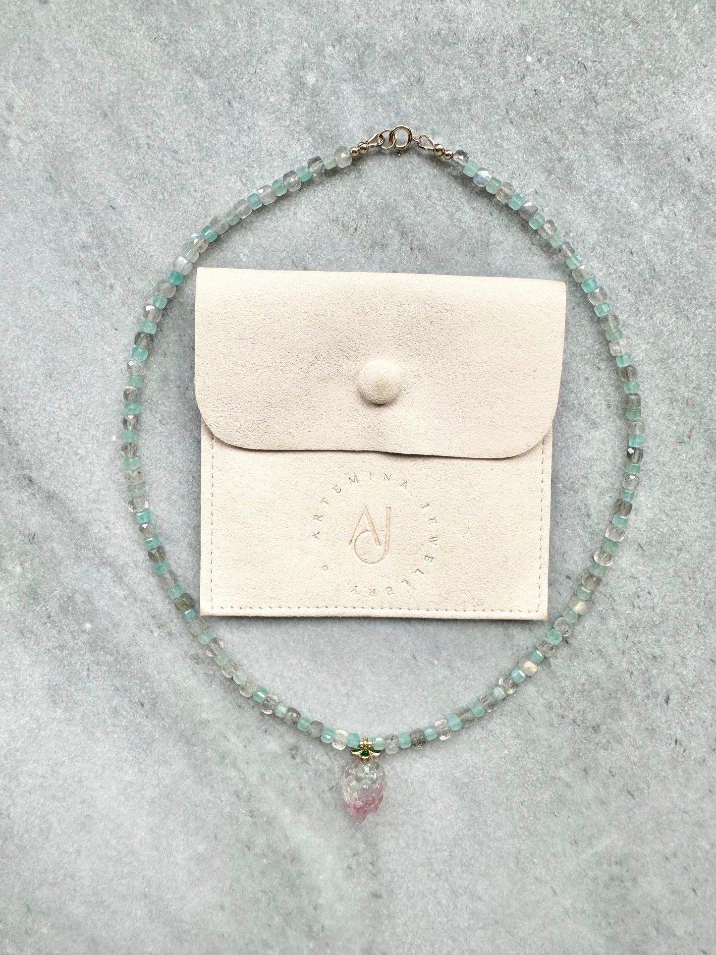 Amazonite & Labradorite Fruit Necklace