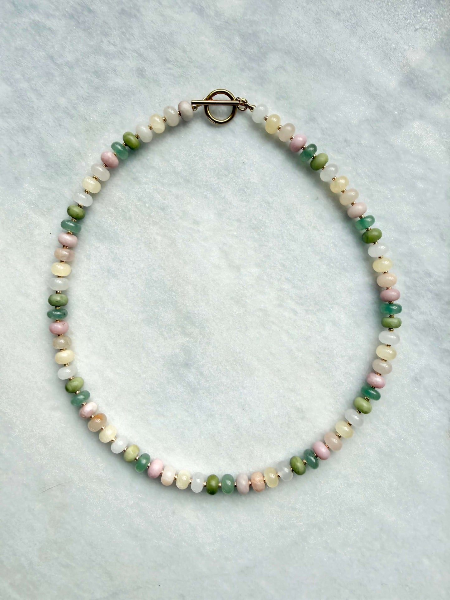 Full Bloom Rondelle Necklace