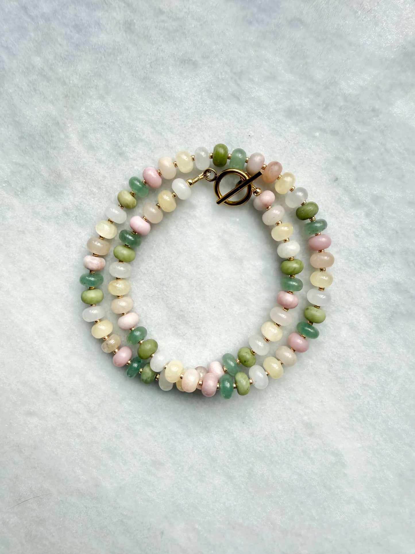 Full Bloom Rondelle Necklace