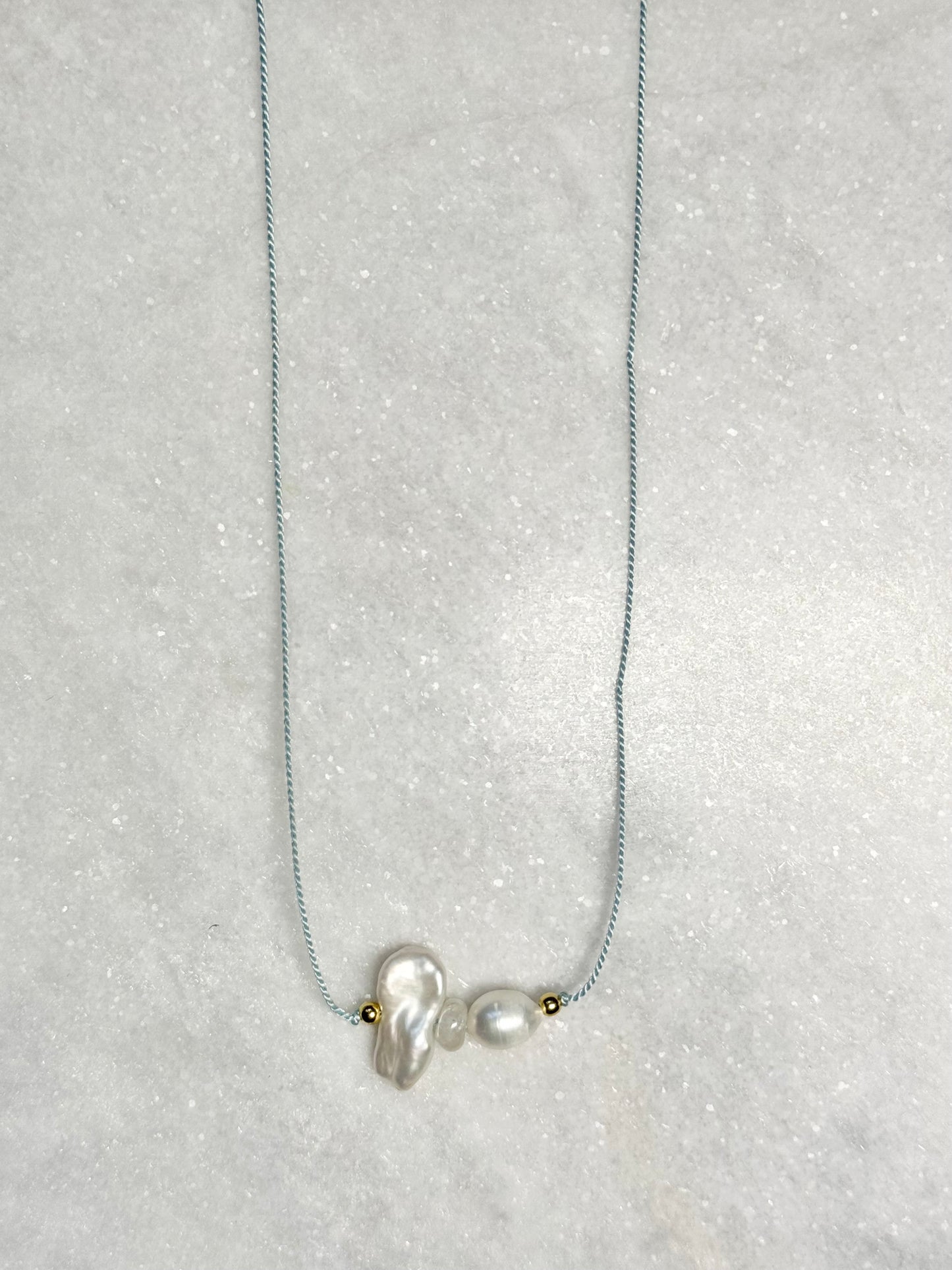 Pearl & Moonstone Pendant Necklace - June Birthstone