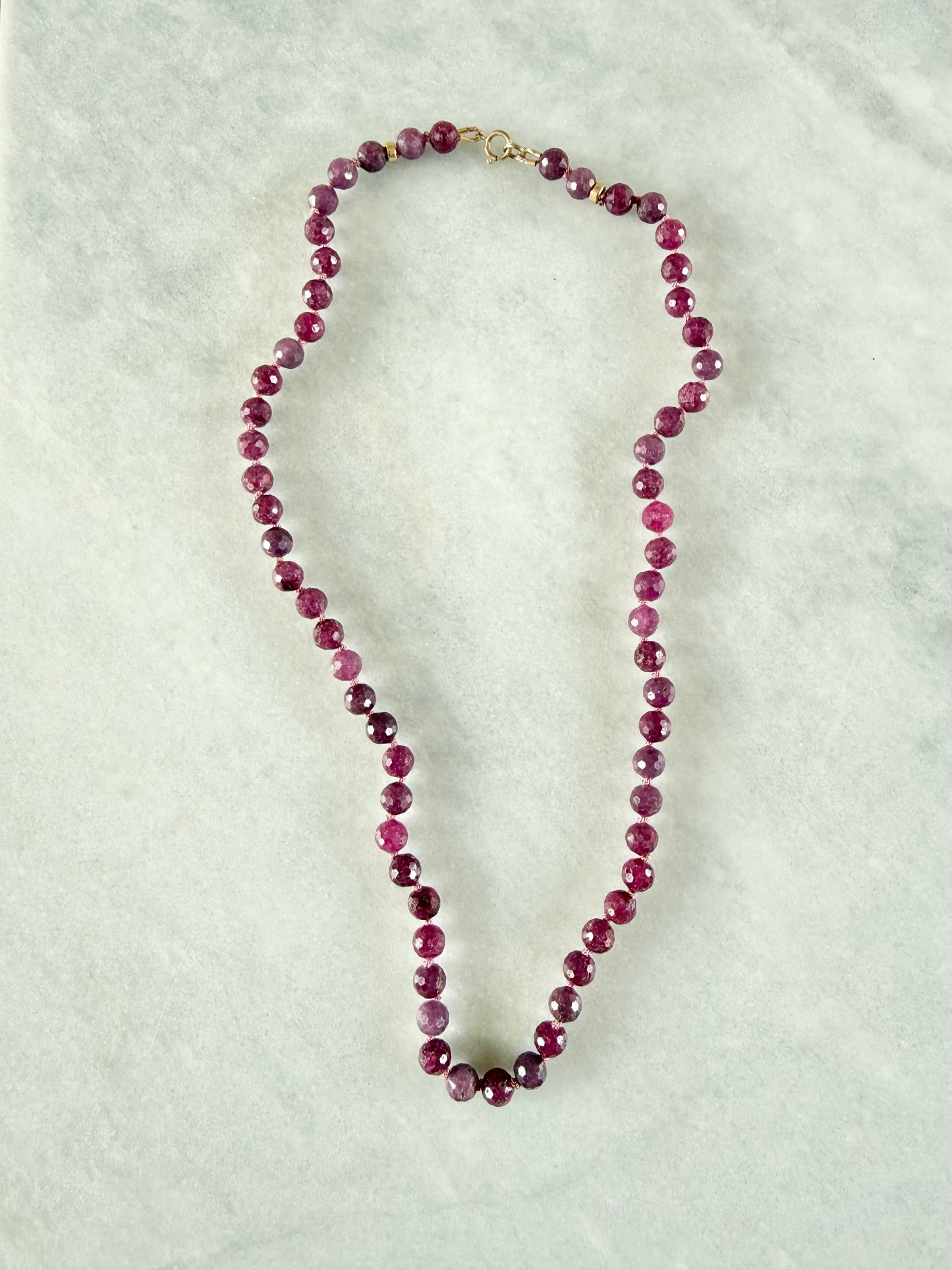 Ruby Aura Necklace