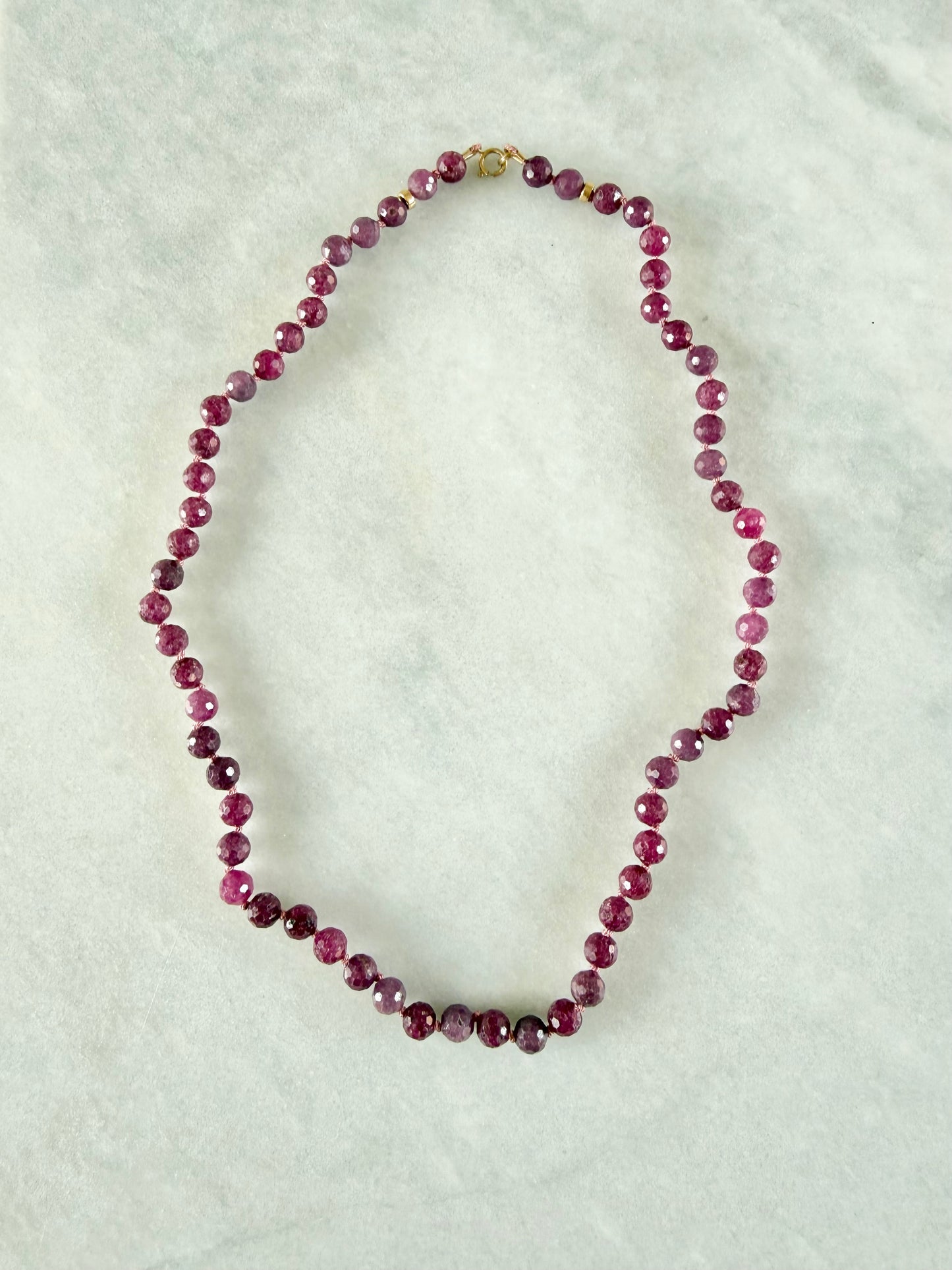 Ruby Aura Necklace