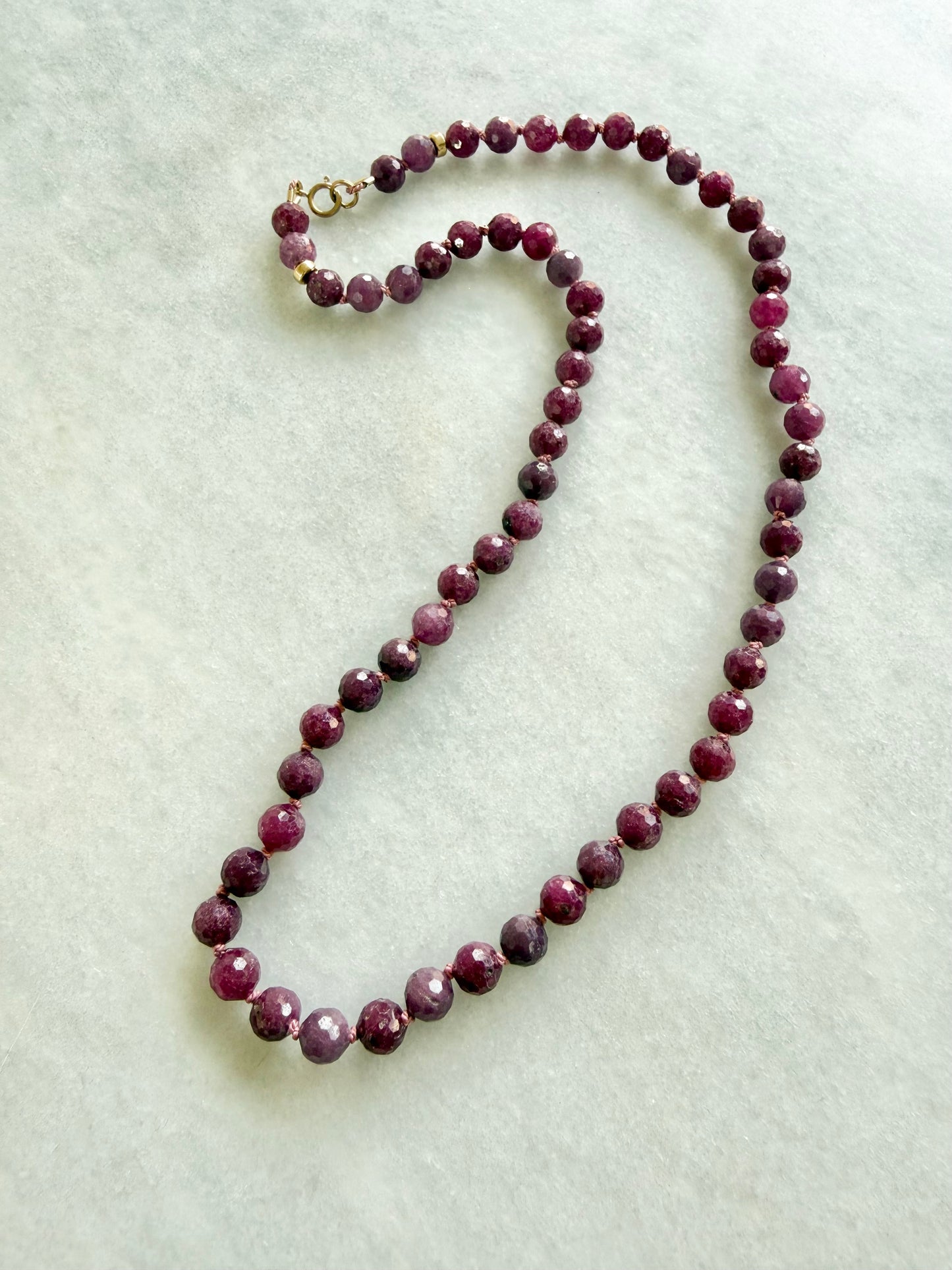 Ruby Aura Necklace