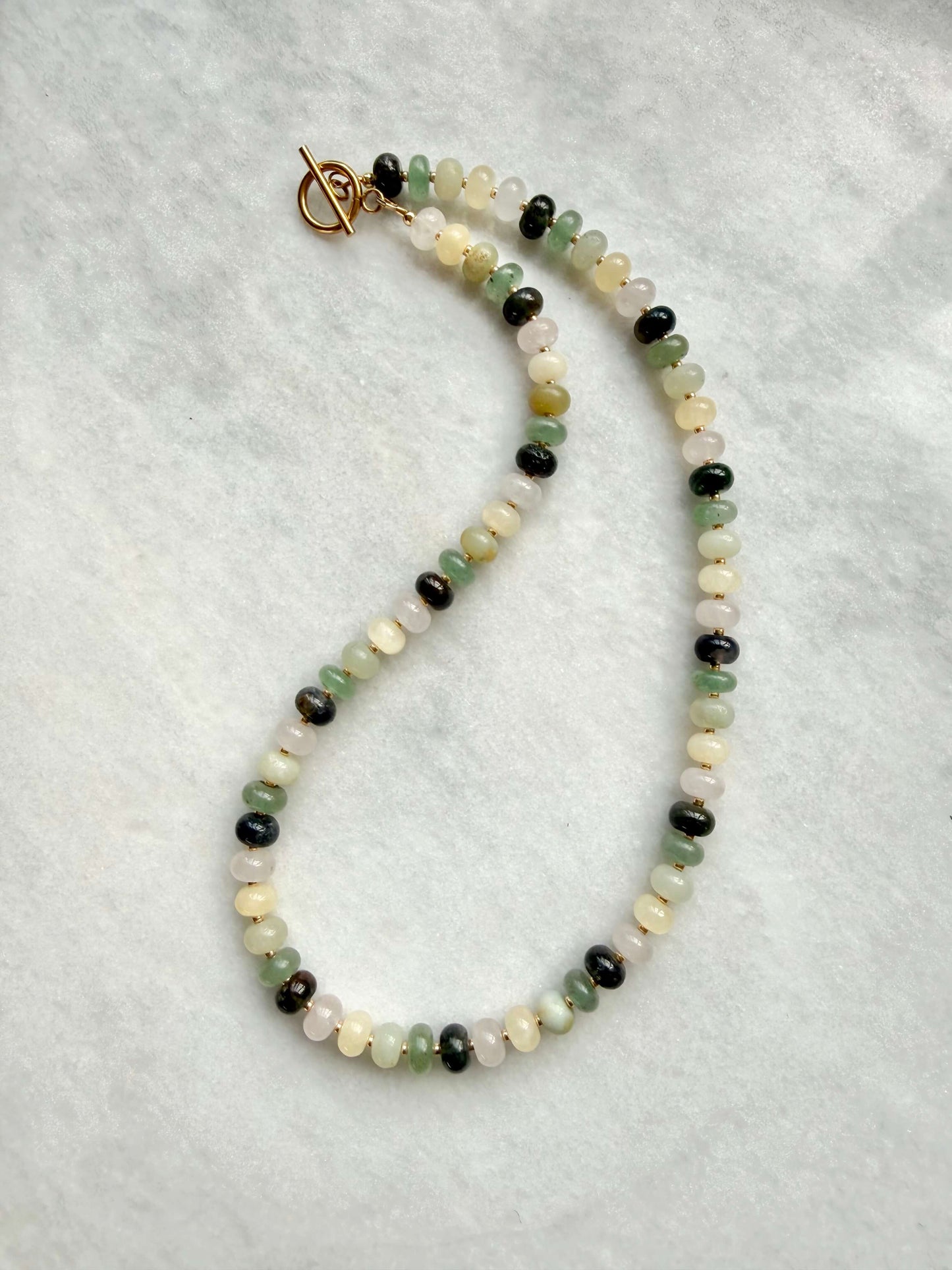 Spring Garden Rondelle Necklace