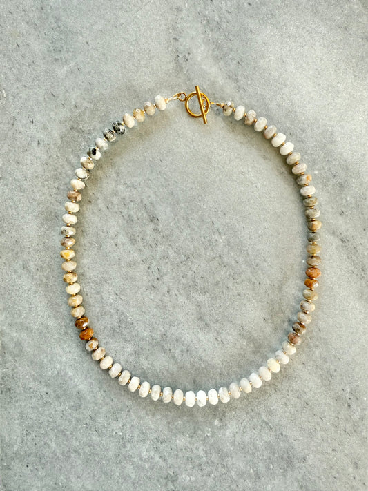 Bostwana Agate Boho Necklace