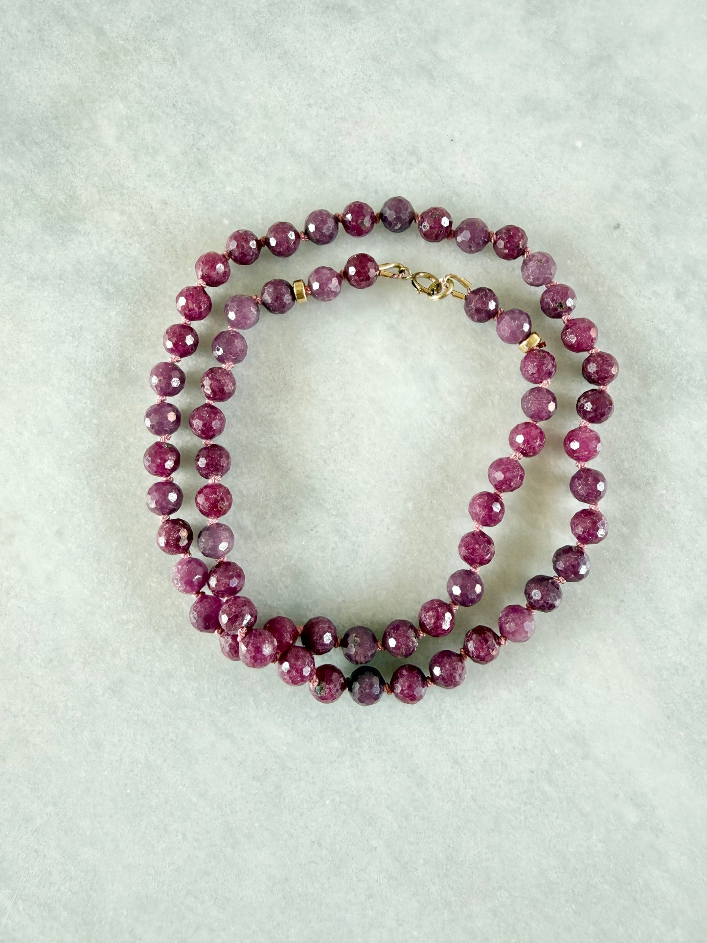 Ruby Aura Necklace