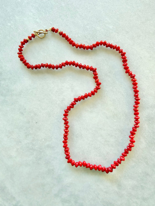 Coral Glow Necklace
