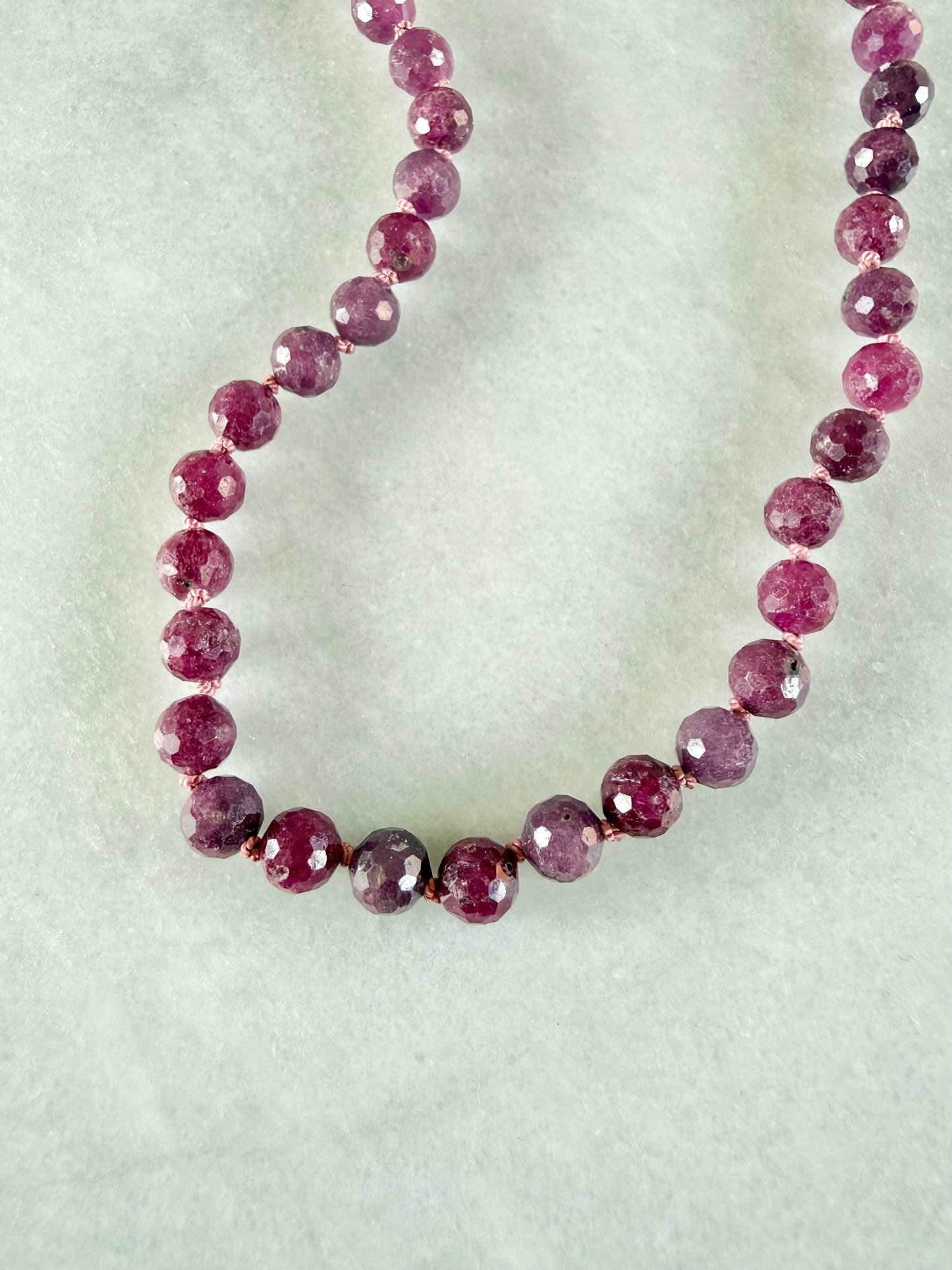 Ruby Aura Necklace