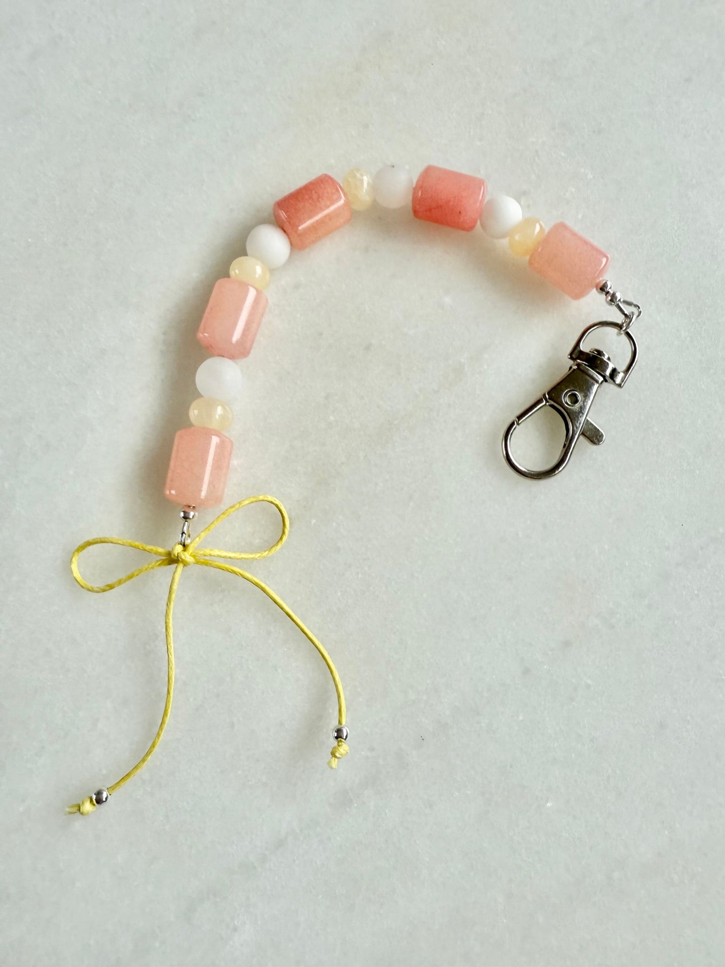 Peach Bag Charm