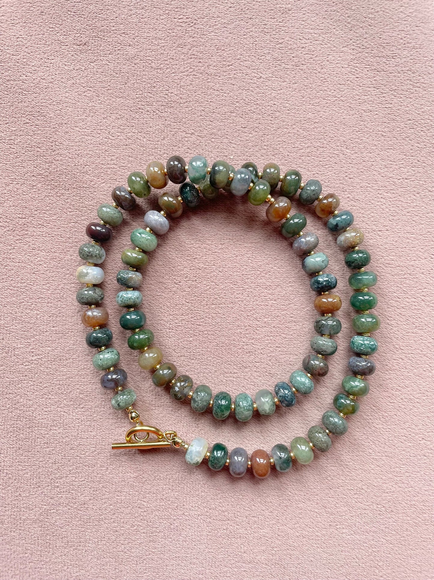 Indian Agate Boho Necklace