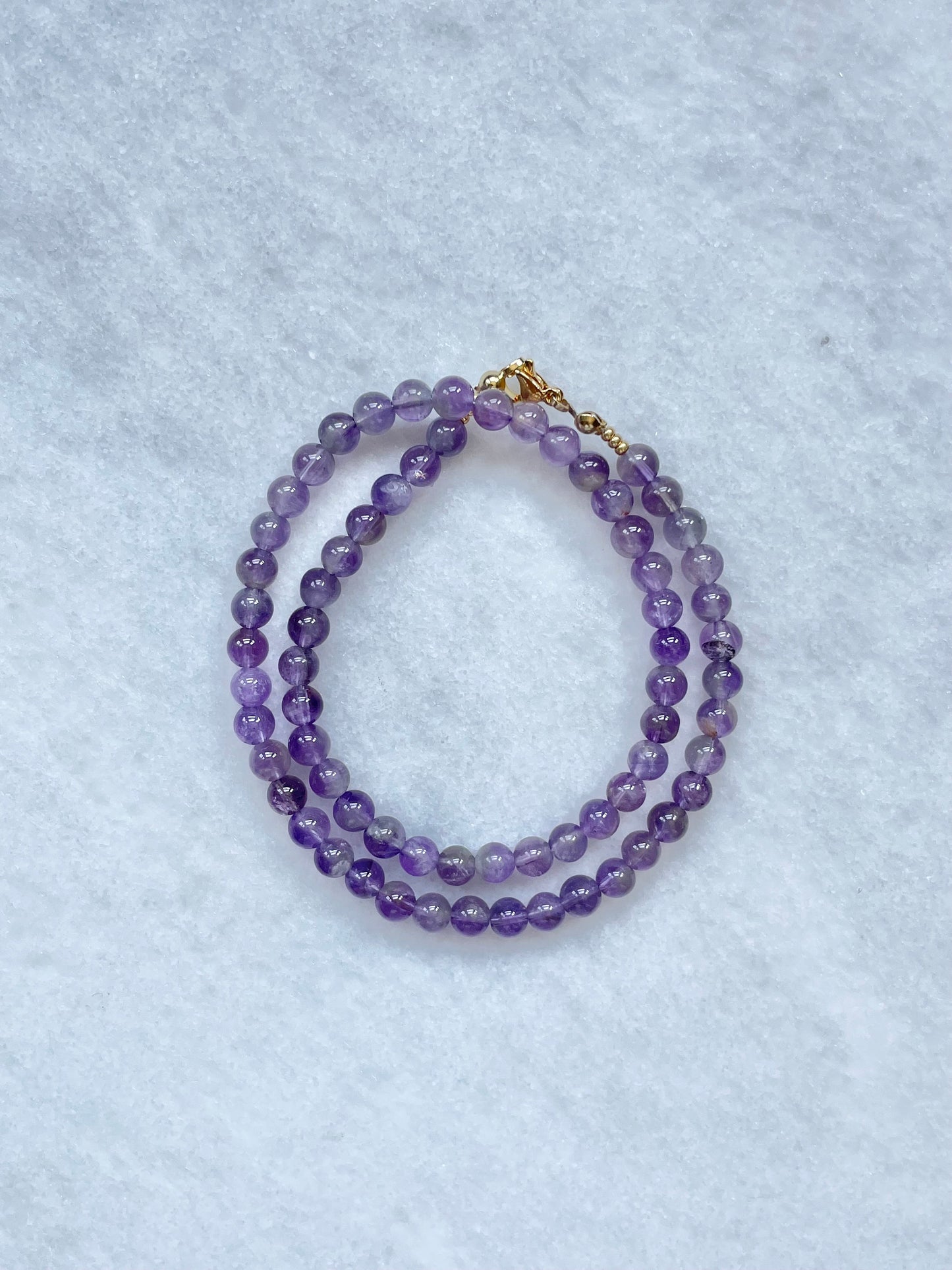 Amethyst Protection Beaded Necklace