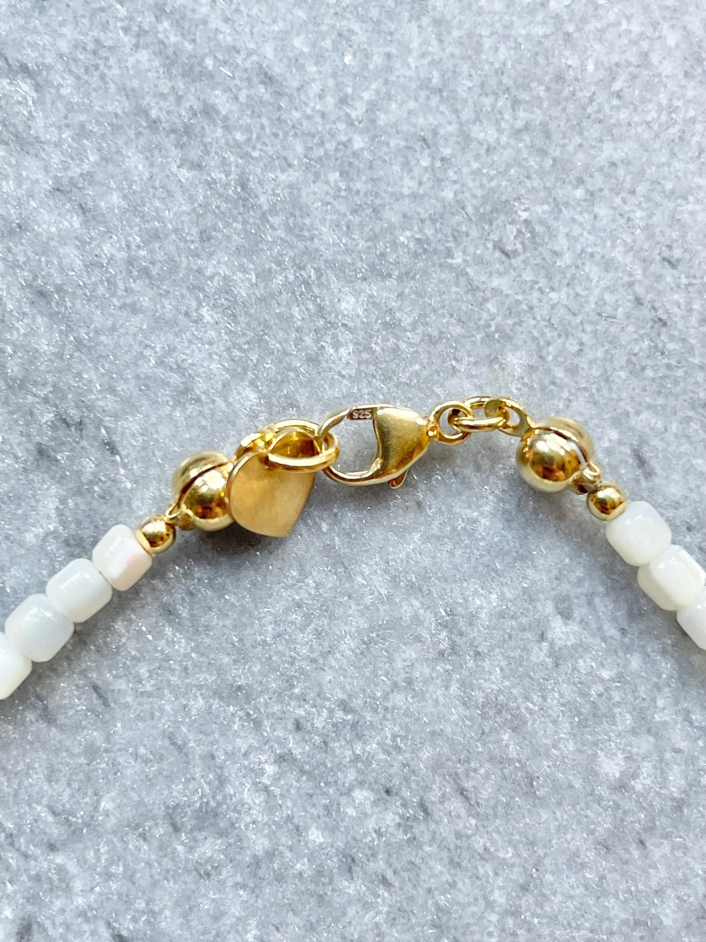 Gold Vermeil Biwa Pearl Bracelet